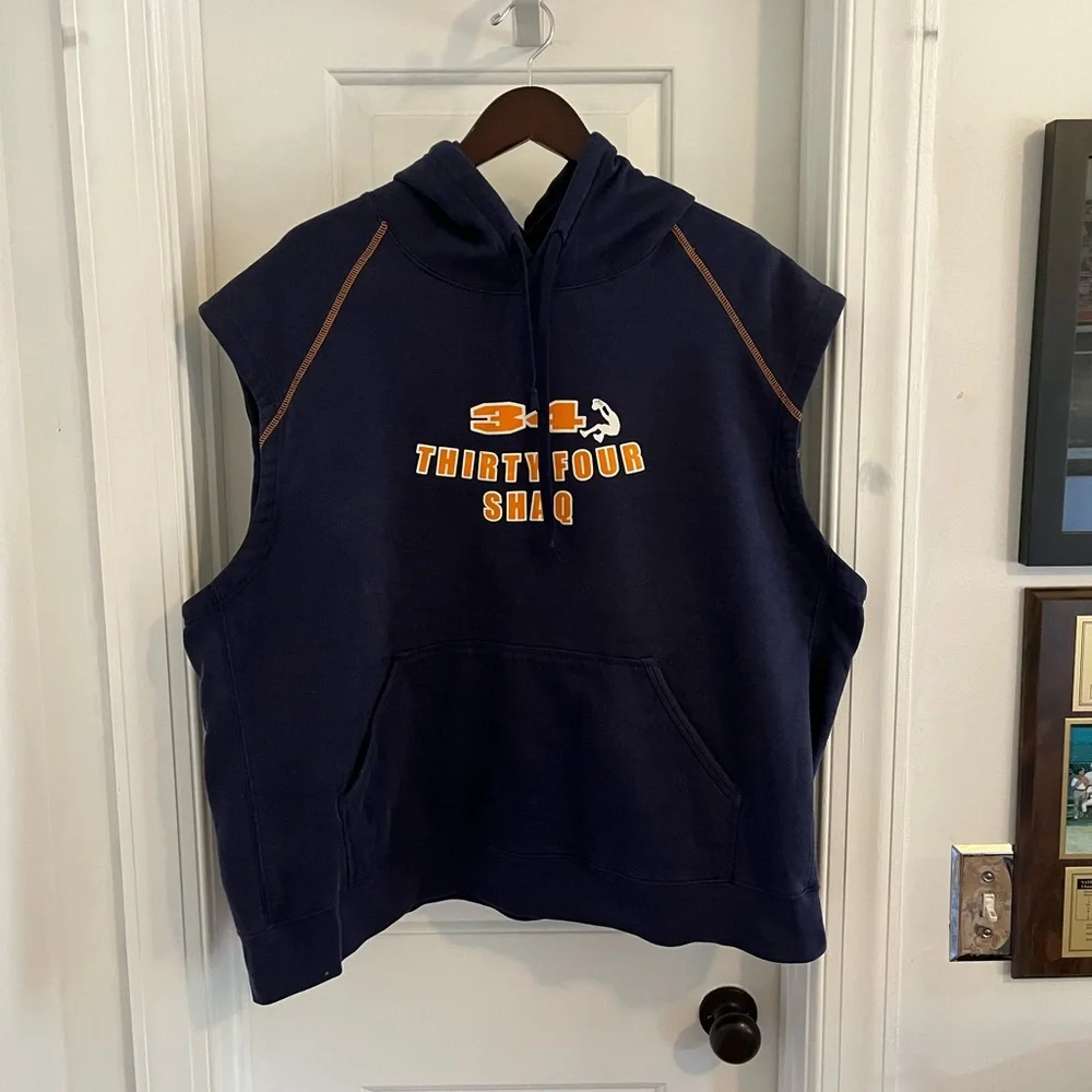 Vintage Shaquille O’Neal Shaq 34 Sleeveless‎ Hoodie